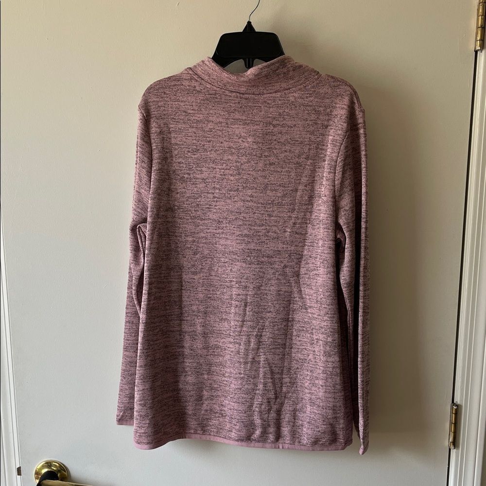 Pink Quarter-Zip Pullover - Picture 3 of 6